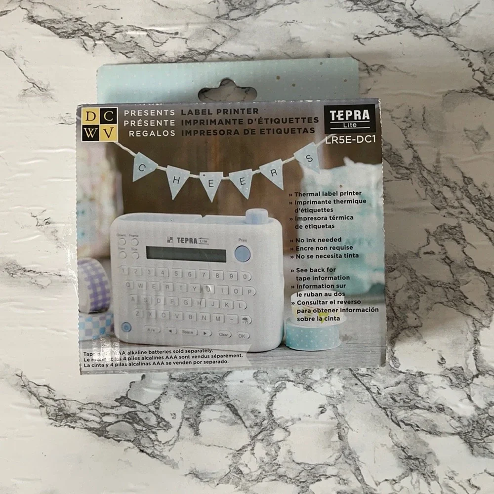 CDCWV TEPRA LITE LR5E-DC1 LABEL PRINTER
